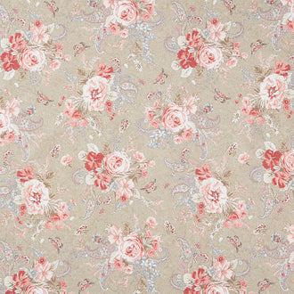 Meadow Blush - Bouquet Dark Tan Yardage