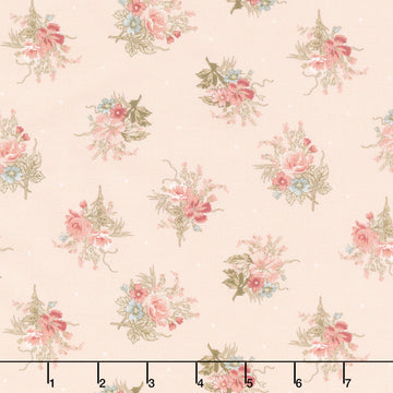 Meadow Blush - Small Bouquet Pink Yardage