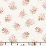 Meadow Blush - Small Bouquet White Yardage