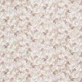Meadow Blush - Birds and Butterflies White Yardage