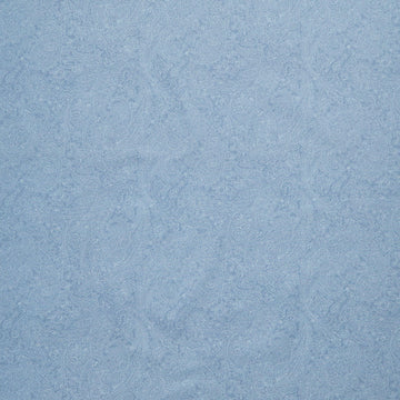 Meadow Blush - Paisley Lines Blue Yardage