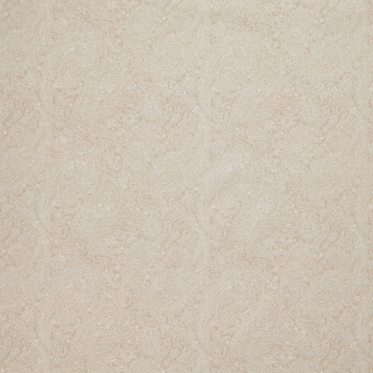 Meadow Blush - Paisley Lines Tan Yardage