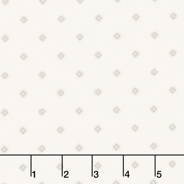 Meadow Blush - Geo White Yardage