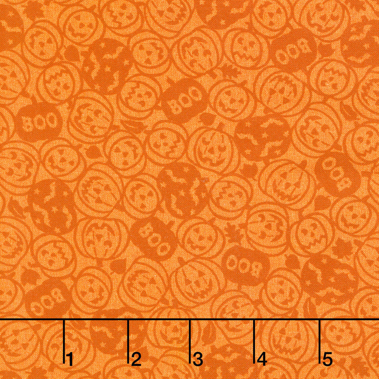 Pumpkin Grove - Spooky Pumpkins Orange Yardage