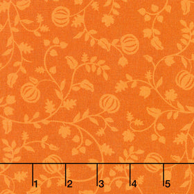 Pumpkin Grove - Pumpkin Vines Orange Yardage