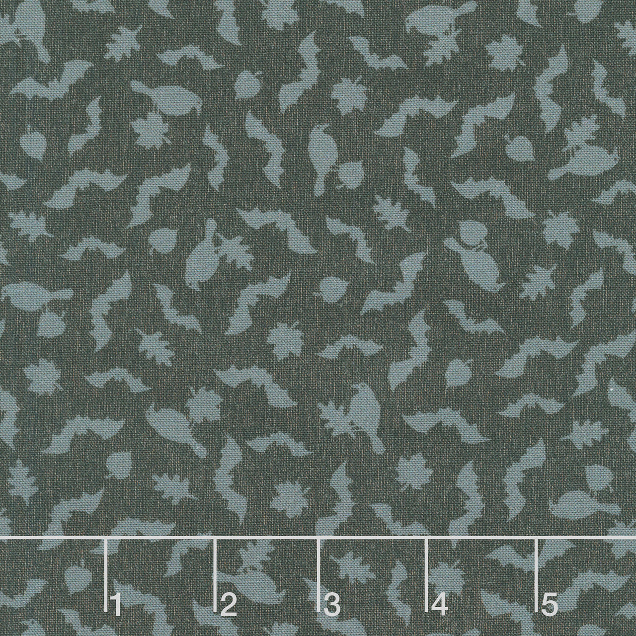 Pumpkin Grove - Bats And Crows Black Yardage
