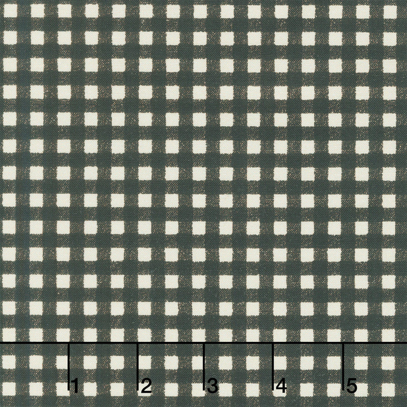 Pumpkin Grove - Gingham Black Yardage