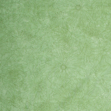 Fine Line Floral Quilt Backs - Green 108" Wide Backing Yardage