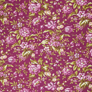 Veranda - Floral Plum Yardage