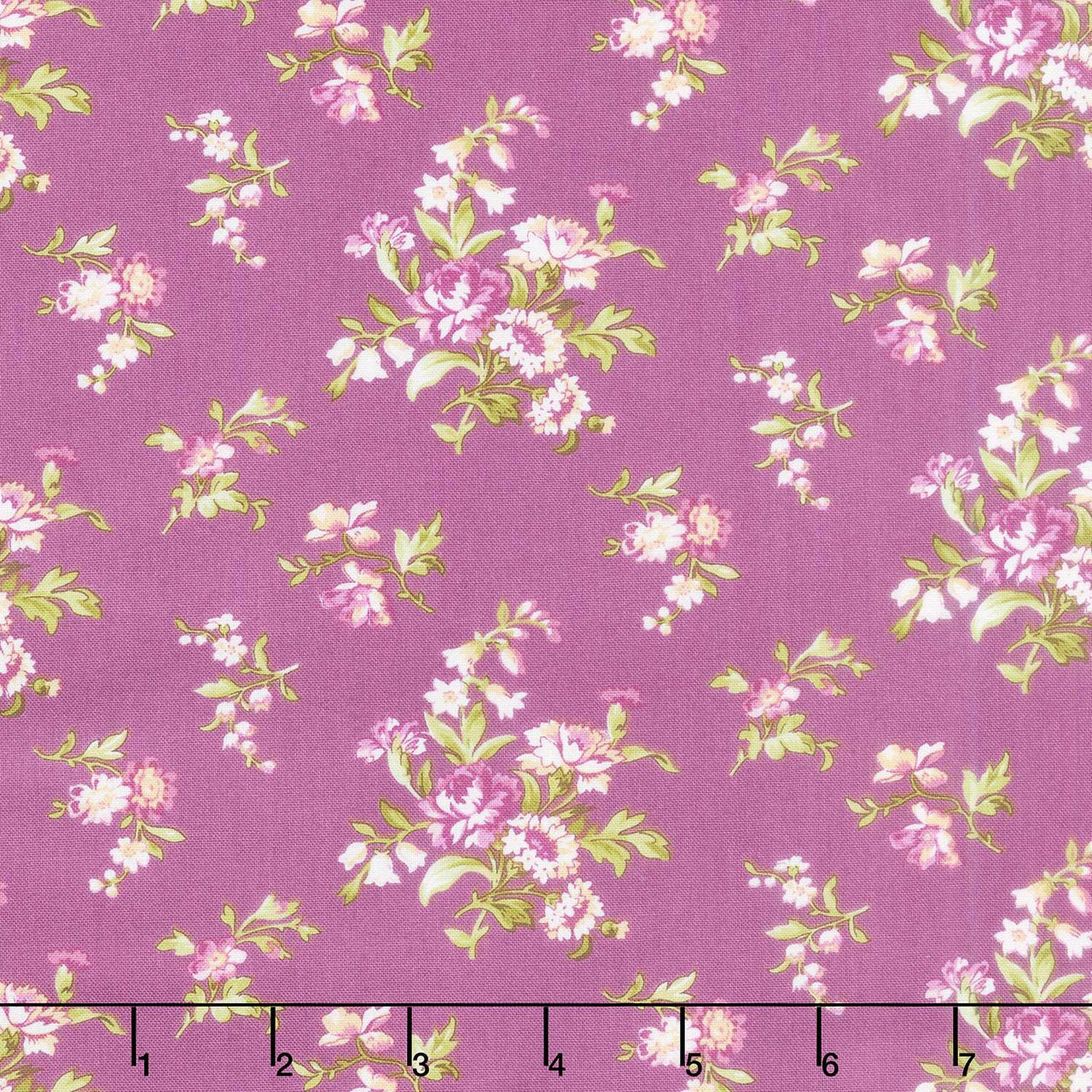 Veranda - Trailing Vine Plum Yardage