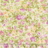 Veranda - Scroll And Vine Green Yardage