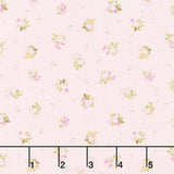 Veranda - Scattered Flowers Pale Pink Yardage