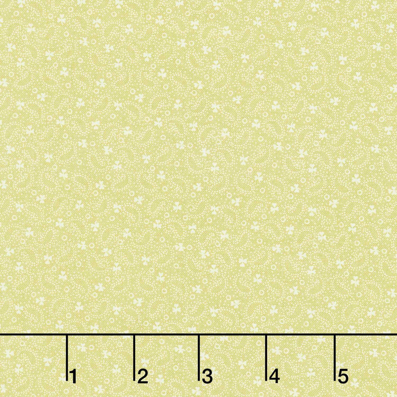 Veranda - Tiny Paisley Green Yardage