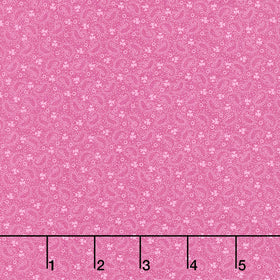 Veranda - Tiny Paisley Dark Pink Yardage