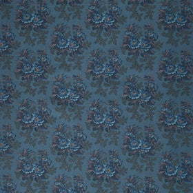 Midnight Bloom - Large Floral Clusters Navy Yardage
