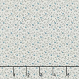 Midnight Bloom - Little Flowers Cream Yardage