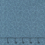 Midnight Bloom - Leaf Vine Navy Yardage