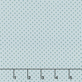 Midnight Bloom - Diamonds Aqua Yardage