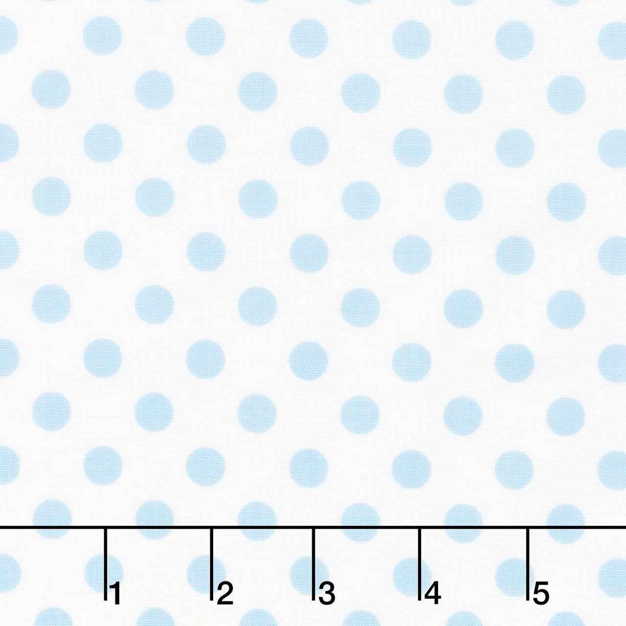 Kimberbell Basics - Blue Dots on White Yardage