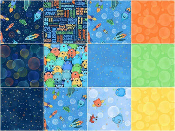 Space Monsters Fat Quarter Bundle