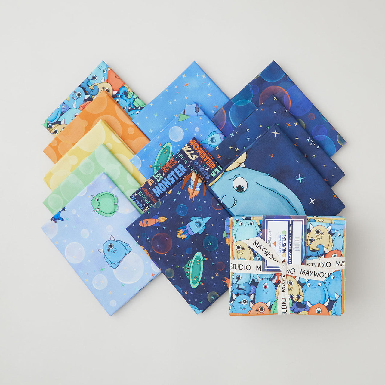 Space Monsters Fat Quarter Bundle