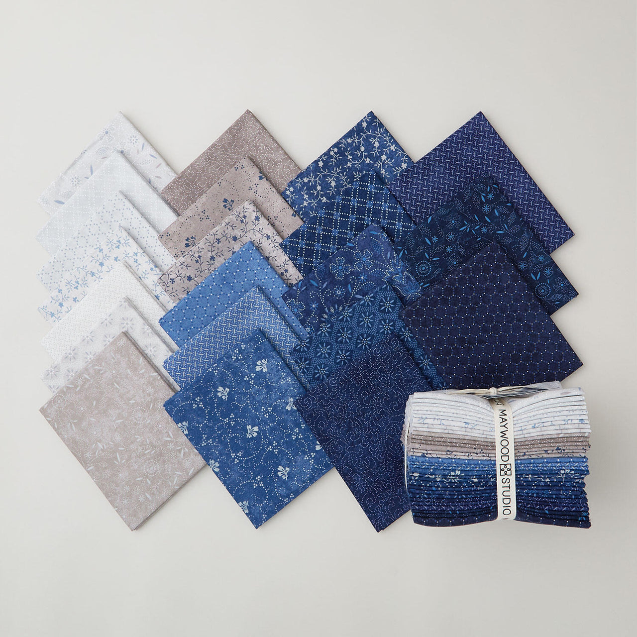 Patchwork Blue Fat Quarter Bundle