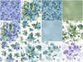 Watercolor Hydrangeas Favorites 2.5" Strips