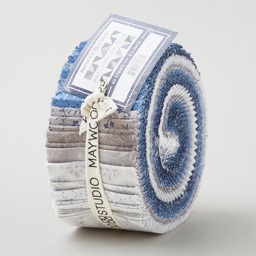 Patchwork Blue 2 1/2" Strips