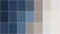 Patchwork Blue 2 1/2" Strips