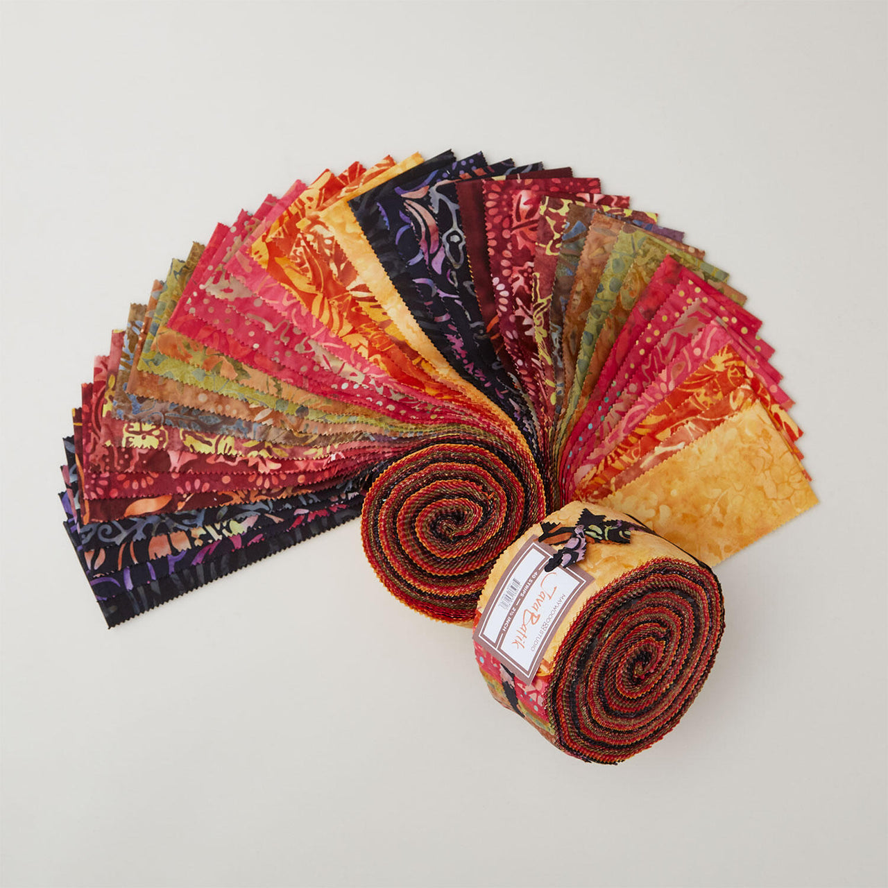 Java Batiks Autumn Jewel Favorites Strips
