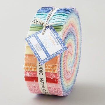 Kimberbell Basics Flannel - Rainbow Wishes 2 1/2" Strips