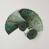 Java Batiks Forest Green Strips