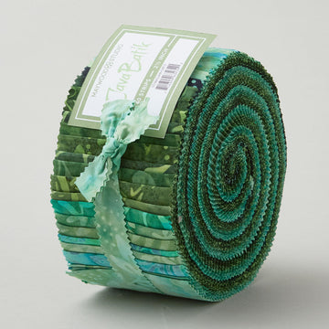 Java Batiks Green Strips
