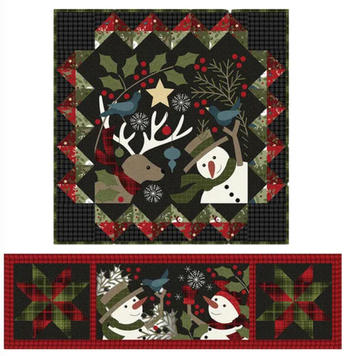 Holly Jolly Wall Hanging and Table Runner Kit