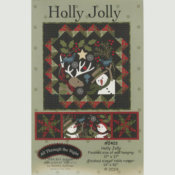 Holly Jolly Wall Hanging and Table Runner Kit
