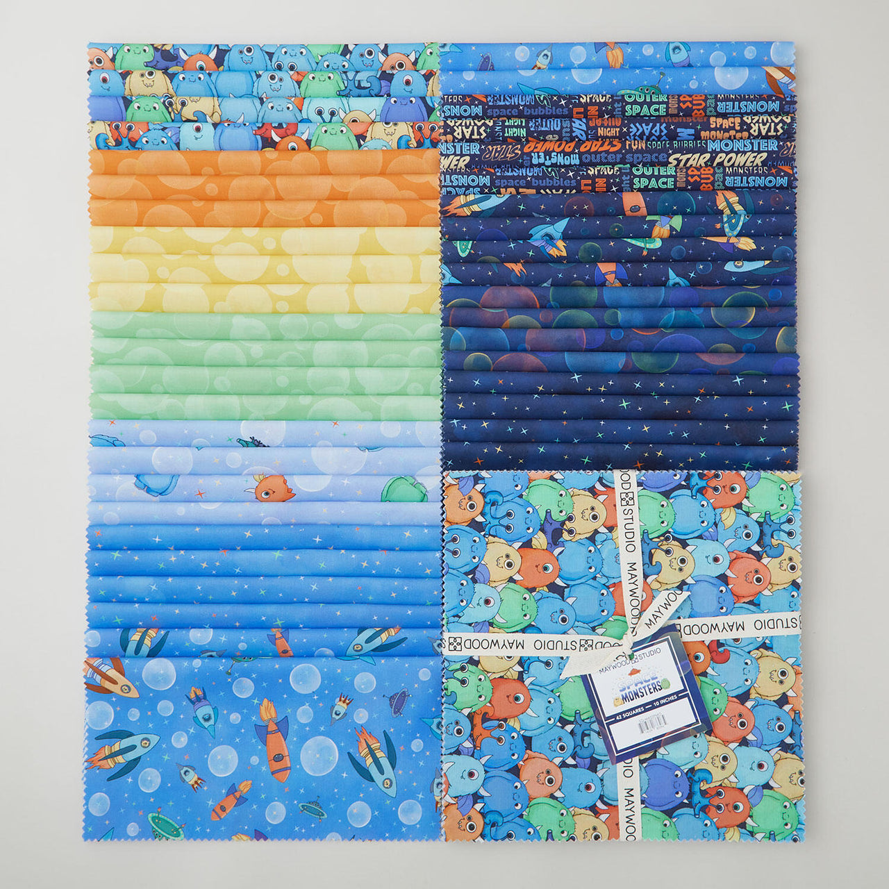 Space Monsters 10" Squares