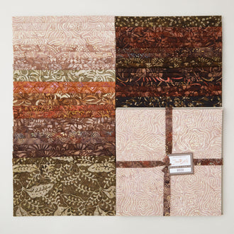 Java Batiks Coffee Favorites 10" Squares