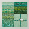 Java Batiks Green Favorites 10" Squares