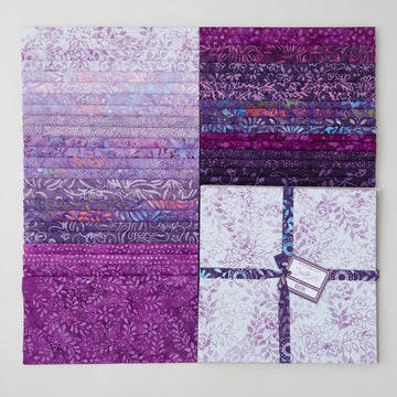 Java Batiks Purple Favorites 10" Squares