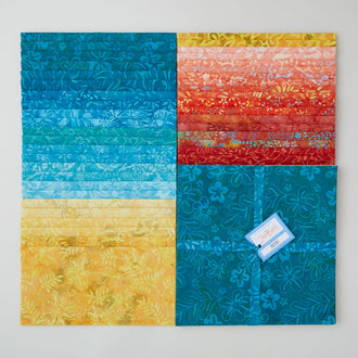 Java Batiks Summer Favorites 10" Squares
