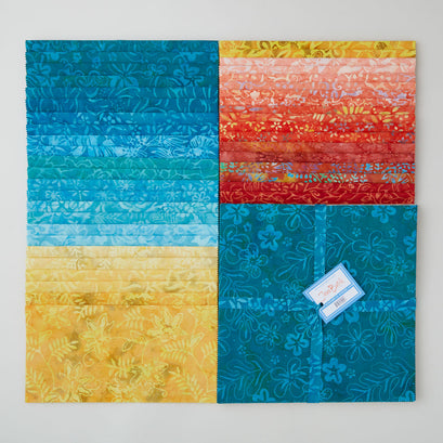 Java Batiks Summer Favorites 10" Squares