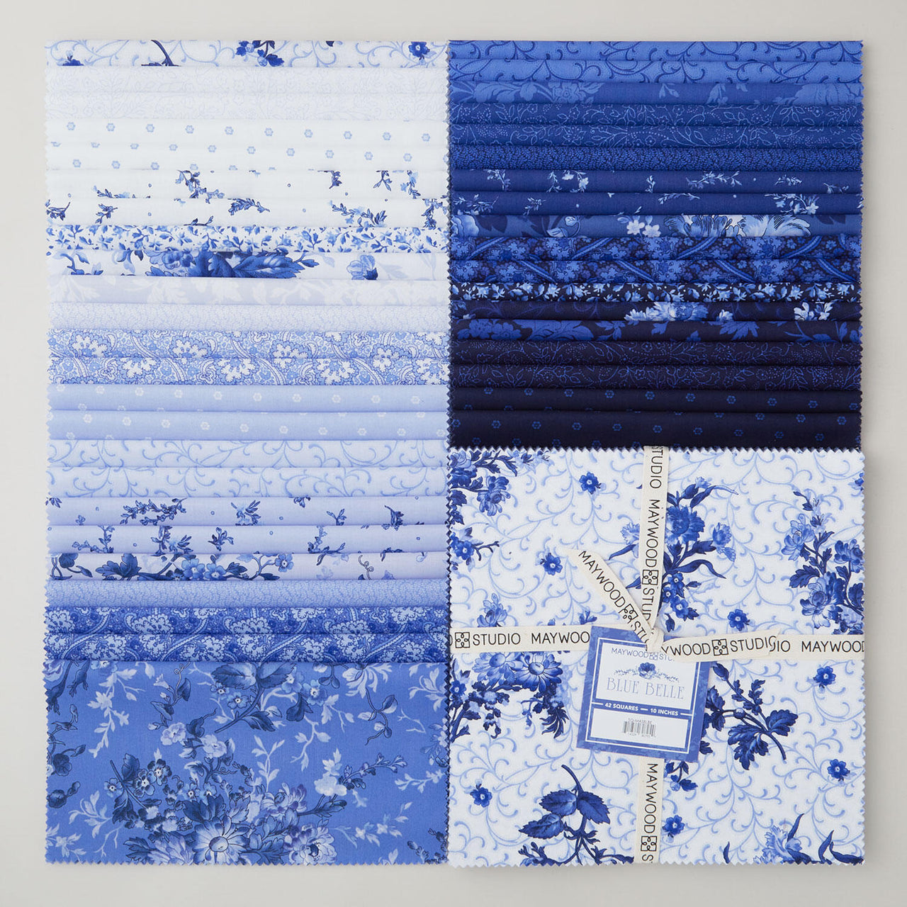 Blue Belle 10" Squares