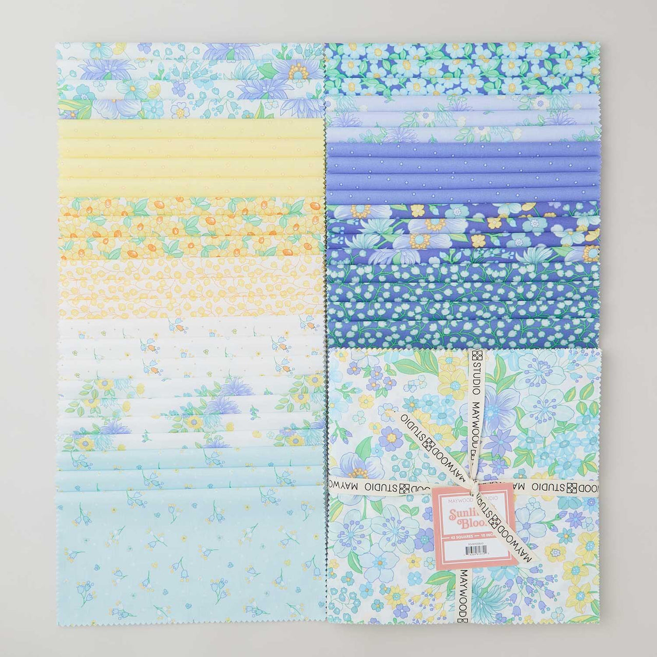 Sunlit Blooms 10" Squares