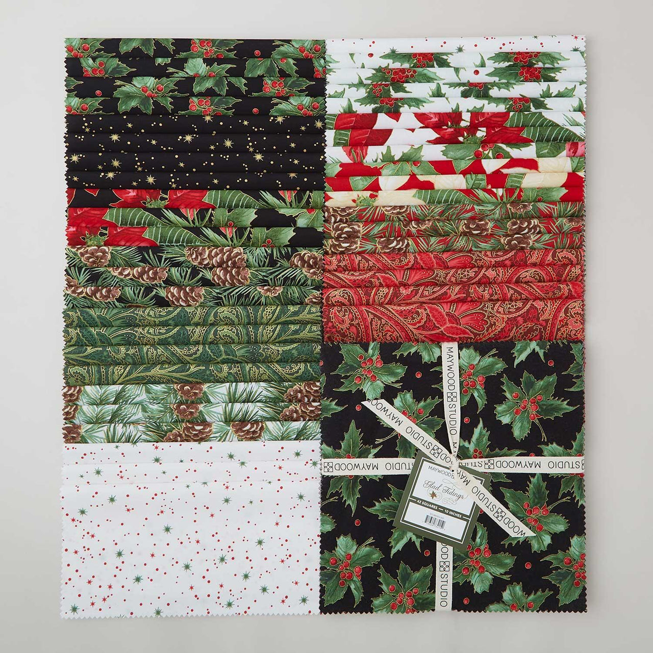 Glad Tidings Favorites Metallic 10" Squares