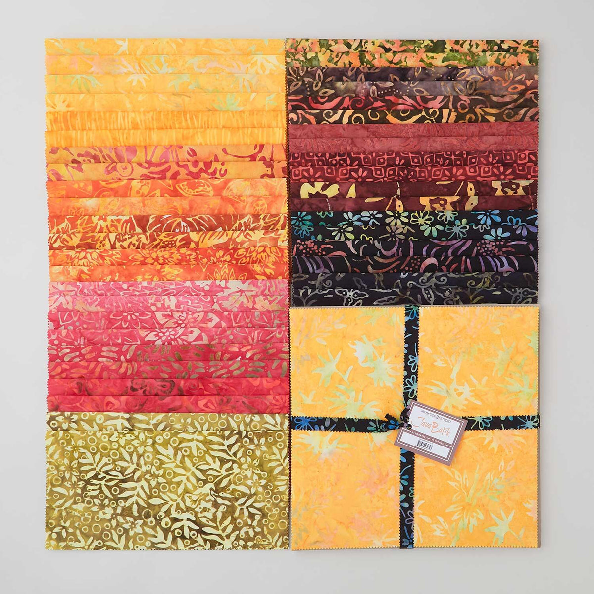 Java Batiks Autumn Jewel 10" Squares