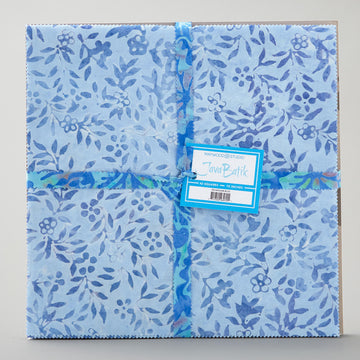 Java Batiks Blue 10" Squares