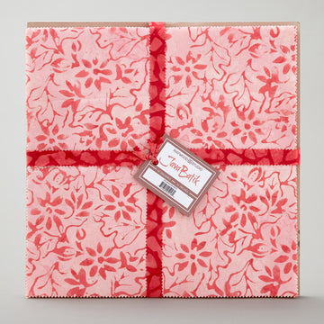 Java Batiks Red 10" Squares