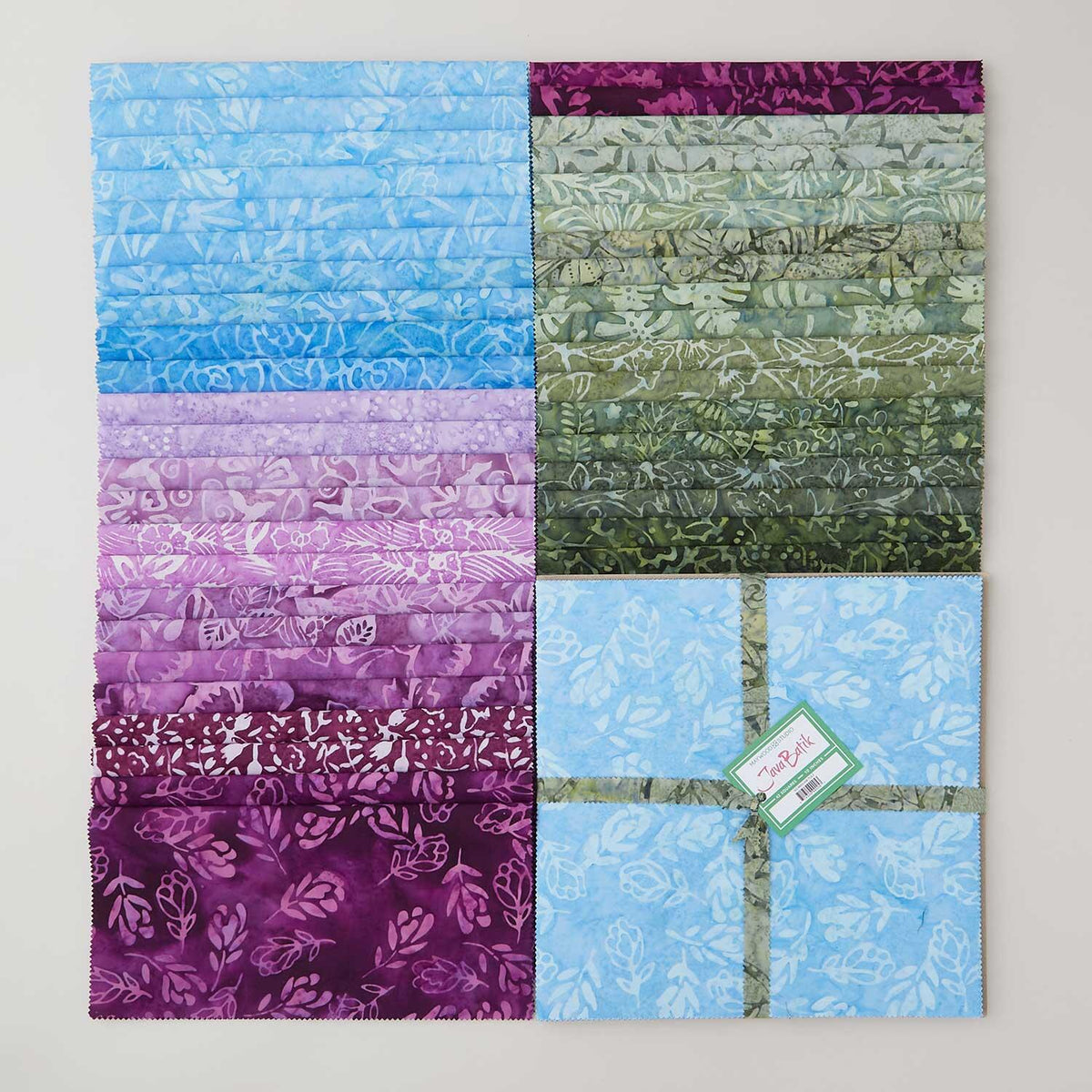 Java Batiks Tulip 10" Squares