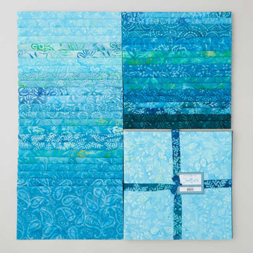 Java Batiks Turquoise 10" Squares
