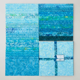 Java Batiks Turquoise 10" Squares